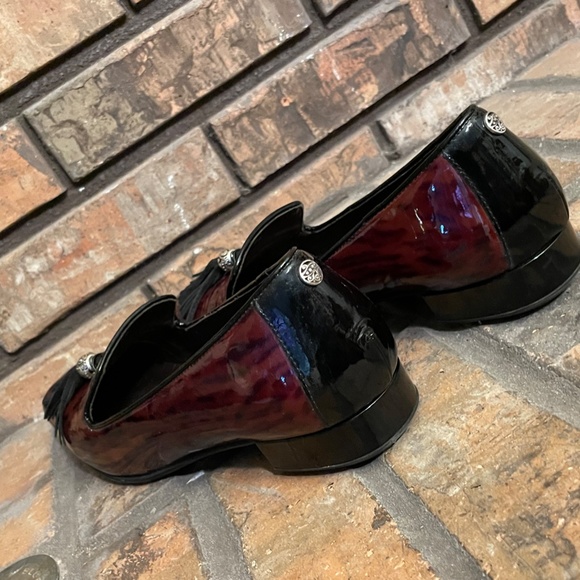 COPY - Brighton Patent Leather * Animal Print * Tassle * Loafers * Size 9 - Picture 5 of 5